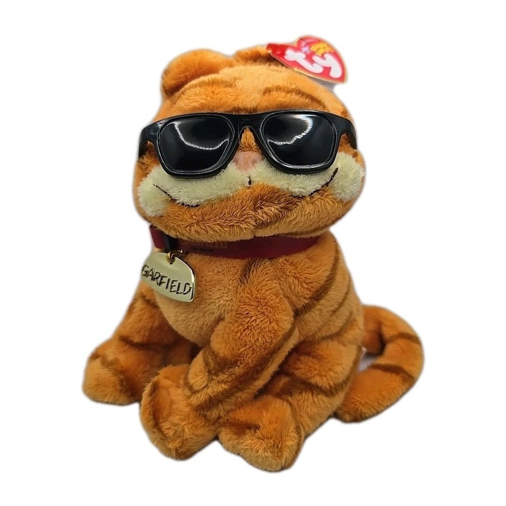 2004 Ty Beanie Baby "Cool Cat" Retired Garfield The Movie‎ Orange Cat BB13